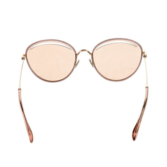 JIMMY CHOO CAT EYE SUNGLASSES WITH CASE AND DUST CLOTH - Picture 2 of 9